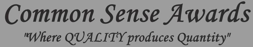 Common Sense Awards